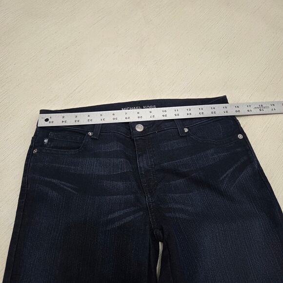 Michael Kors Woman's Flare Bottom Blue Jeans size 6 - Picture 4 of 5